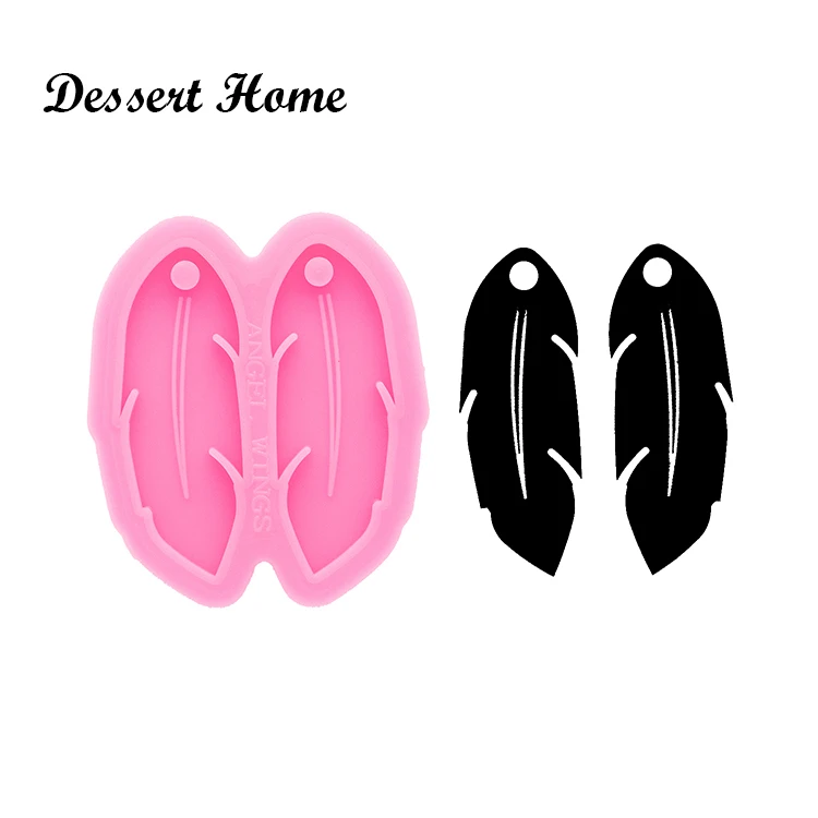 DY0588 Shiny Feather Earrings Mold for Jewelry Resin Crafts DIY Silicone Molds Epoxy Jewellery Making, Pink
DY0588 Shiny Feather Earrings Mold for Jewelry Resin Crafts DIY Silicone Molds Epoxy Jewellery Making, Pink