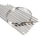Fasteners packing strip plastic cable ties manufacturer ladder type stainless steel cable tie with Multi Lock Type
