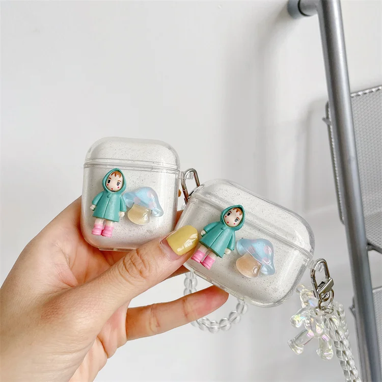Cute Girl Wireless Earphone Case with Pearl Bracelet Clear TPU Soft Cover Case For AirPods 1 2 For AirPods Pro 3
Cute Girl Wireless Earphone Case with Pearl Bracelet Clear TPU Soft Cover Case For AirPods 1 2 For AirPods Pro 3