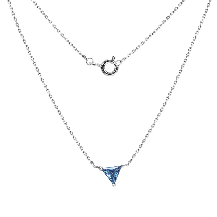 Jewellery wholesale customized silver jewellery sapphire triangle stone pendant necklace personalized simple locket necklace
Jewellery wholesale customized silver jewellery sapphire triangle stone pendant necklace personalized simple locket necklace