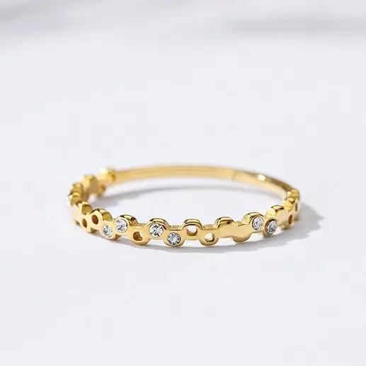 2020 Latest Trend Kpop Fashion High Quality Minimalist Factory Supply Zircon Ring For Women 
2020 Latest Trend Kpop Fashion High Quality Minimalist Factory Supply Zircon Ring For Women