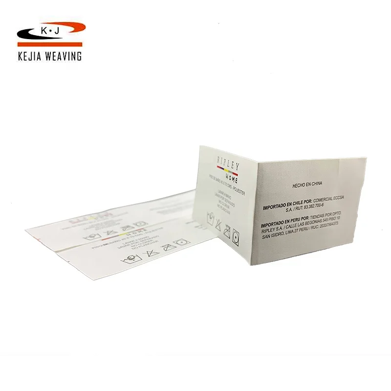 Cheaper Price Garment Tags Suppliers Custom Printed Name Logo Fabric Labels for Clothing, Any color
Cheaper Price Garment Tags Suppliers Custom Printed Name Logo Fabric Labels for Clothing, Any color