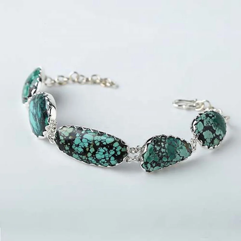 New!! AAA Turquoise Bracelet, Natural Stone, Handmade Sterling Silver 925 Fashion Buckle Bracelet, , 15.2g
New!! AAA Turquoise Bracelet, Natural Stone, Handmade Sterling Silver 925 Fashion Buckle Bracelet, , 15.2g