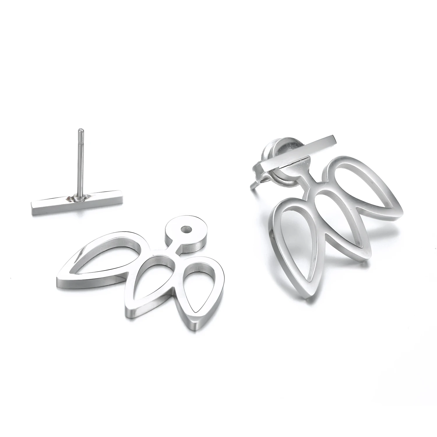 Fashion Jewelry For Women Gifts Trendy Unique Geometric Crown Shape Gold Stainless Steel Earrings Studs Earrings, Silver
Fashion Jewelry For Women Gifts Trendy Unique Geometric Crown Shape Gold Stainless Steel Earrings Studs Earrings, Silver