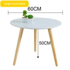 And Coffee Table Fancy Oak Wooden Big And Small Coffee Table Round Shape Scandinavian French Solid Wood Table Small