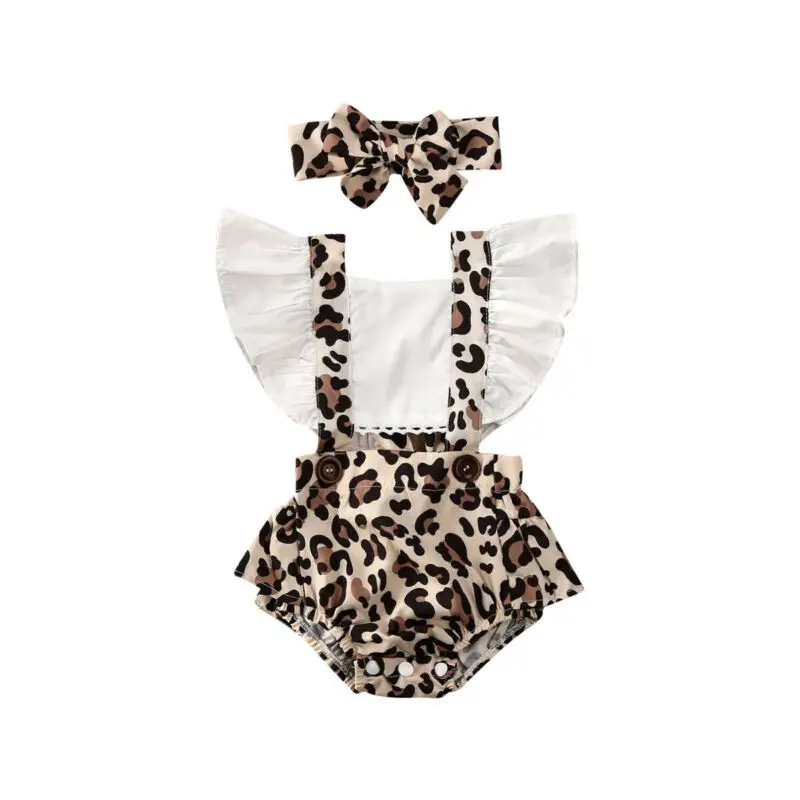 2020 Baby Summer Clothing Newborn Infant Baby Girl Clothes Leopard Jumpsuit Bodysuit Headband 2Pcs Outfits
2020 Baby Summer Clothing Newborn Infant Baby Girl Clothes Leopard Jumpsuit Bodysuit Headband 2Pcs Outfits