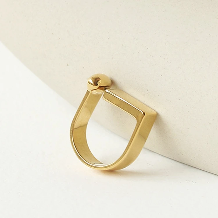 Ins Minimalist Geometric Rings Fashion Women Jewelry Punk Brass Real Gold Plated Letter D Shaped Rings For Men
Ins Minimalist Geometric Rings Fashion Women Jewelry Punk Brass Real Gold Plated Letter D Shaped Rings For Men