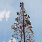 mountain galvanized signal steel power satellite antenna mobile telecommunication tower
