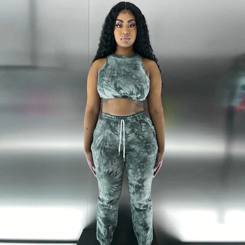 CS2025 women high quality elastic tie dye yoga set fitness wear two piece one set tracksuit set, Multi
CS2025 women high quality elastic tie dye yoga set fitness wear two piece one set tracksuit set, Multi