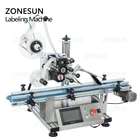 ZONESUN Flat Plastic Bag Sticker Automatic Sticker Labeling Printing Machines Labeler Price
