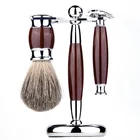 2019 Best Selling Cleaning Tools Beard Brush High Quality Badger Hair Brush Shaving Kits