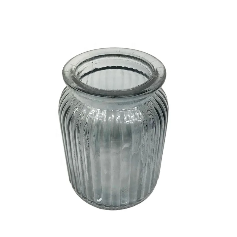 New Design Wholesale Stripe Modern Wedding Creative Big Round Clear Grey Flower Glass Vase Home Decor Decorative Tabletop
New Design Wholesale Stripe Modern Wedding Creative Big Round Clear Grey Flower Glass Vase Home Decor Decorative Tabletop