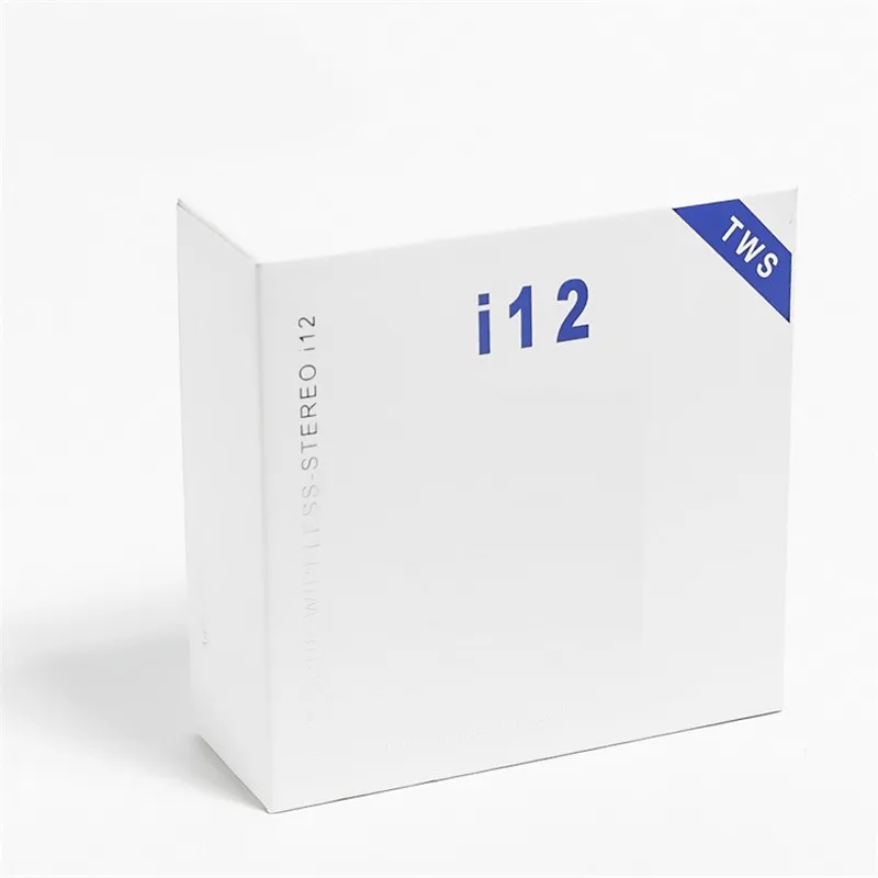 Macaron i12 earphone tws earbuds Sport Handsfree Headphones With Charging Box wireless earbuds tws i12, White
Macaron i12 earphone tws earbuds Sport Handsfree Headphones With Charging Box wireless earbuds tws i12, White