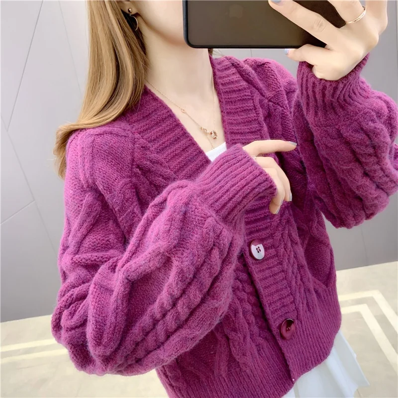 B63455A 2020 Autumn new Korean version V-neck loose long sleeve plain color sweater, Rose red/purple/rice/blue
B63455A 2020 Autumn new Korean version V-neck loose long sleeve plain color sweater, Rose red/purple/rice/blue