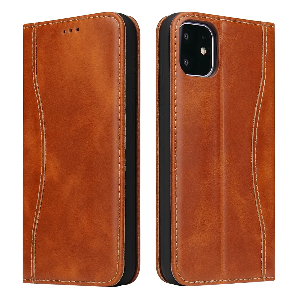 TOP quality real cow leather case for iPhone 11 flip case with retail paper box packaging
TOP quality real cow leather case for iPhone 11 flip case with retail paper box packaging