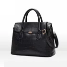 2019 fashion popular patent brand designer wholesale high quality yellow alligator handbags online for women