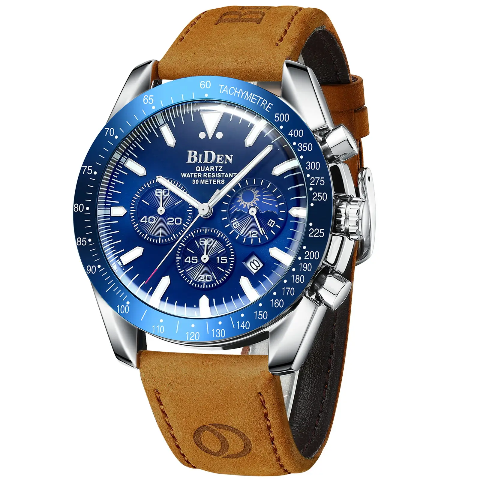 BIDEN 0344 leather digital quartz watch for man high quality customize wristwatches
BIDEN 0344 leather digital quartz watch for man high quality customize wristwatches