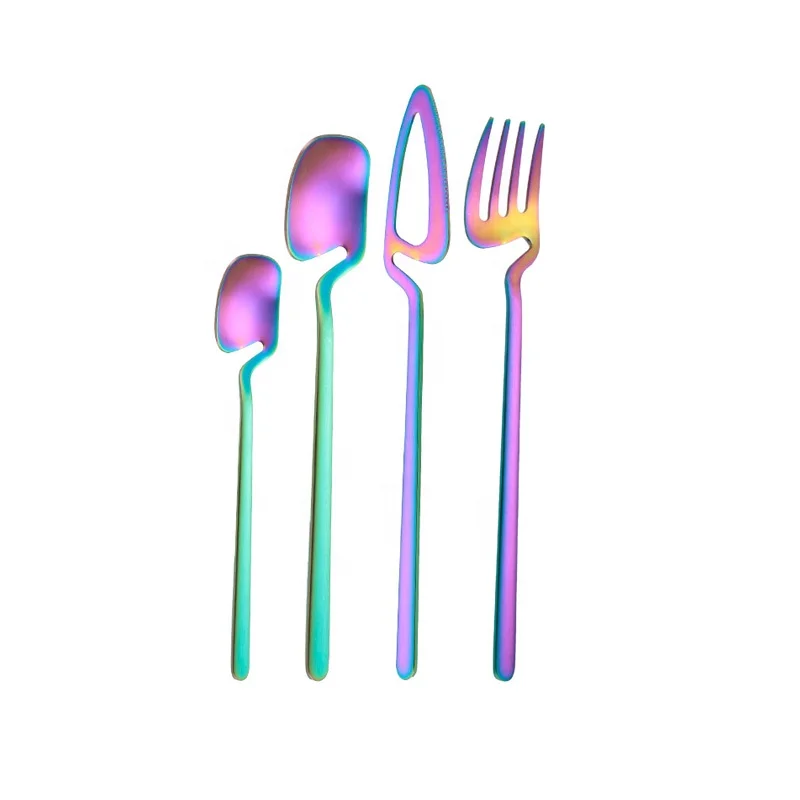 Creative 4 in 1 colorful cutlery set western stainless steel spoon and fork flatware set, Silver,gold,rose gold,colorful,black
Creative 4 in 1 colorful cutlery set western stainless steel spoon and fork flatware set, Silver,gold,rose gold,colorful,black
