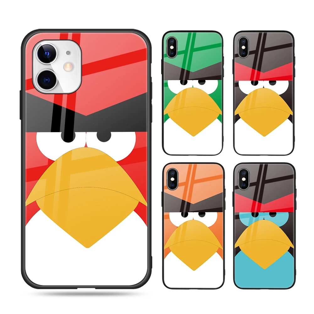 Customized Cute Cartoon Birds Designer Mobile Cover Glossy Tempered Glass Phone Cases for iPhone 13 12 11 Pro Max, Black
Customized Cute Cartoon Birds Designer Mobile Cover Glossy Tempered Glass Phone Cases for iPhone 13 12 11 Pro Max, Black