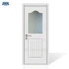 JHK-G13 Luxury Cherry Wood Paneling Beaded Closet Interior French Doors