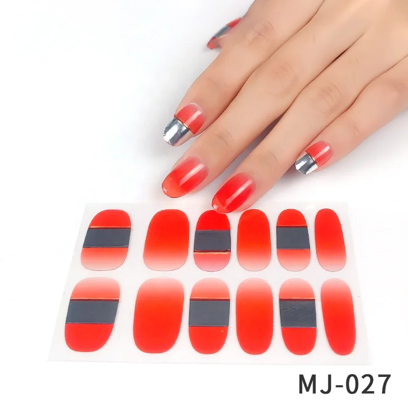 Nail Strips MJ-022 Nail Polish Strips For Wholesale 
Nail Strips MJ-022 Nail Polish Strips For Wholesale