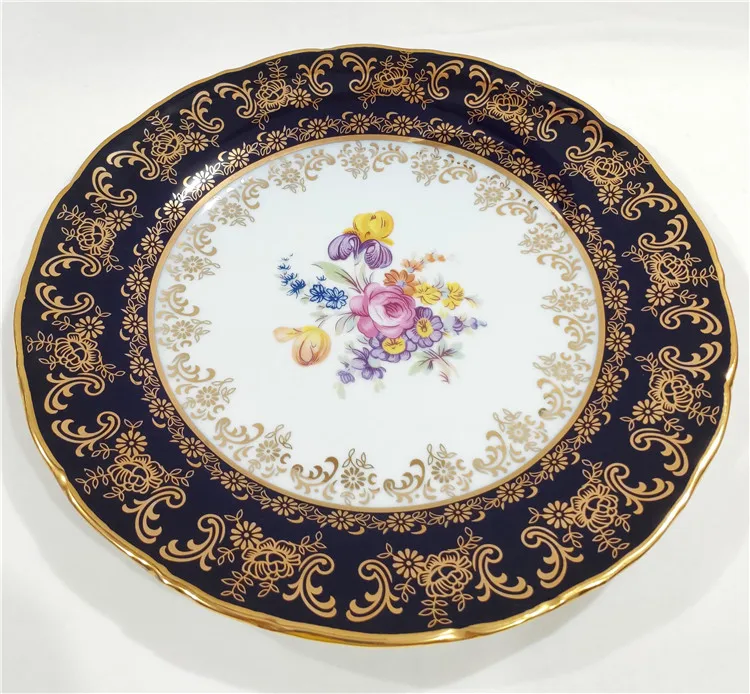 Wedding charger plates fine bone china blue Hotel Ceramic Dinner Plate breakfast plate
Wedding charger plates fine bone china blue Hotel Ceramic Dinner Plate breakfast plate