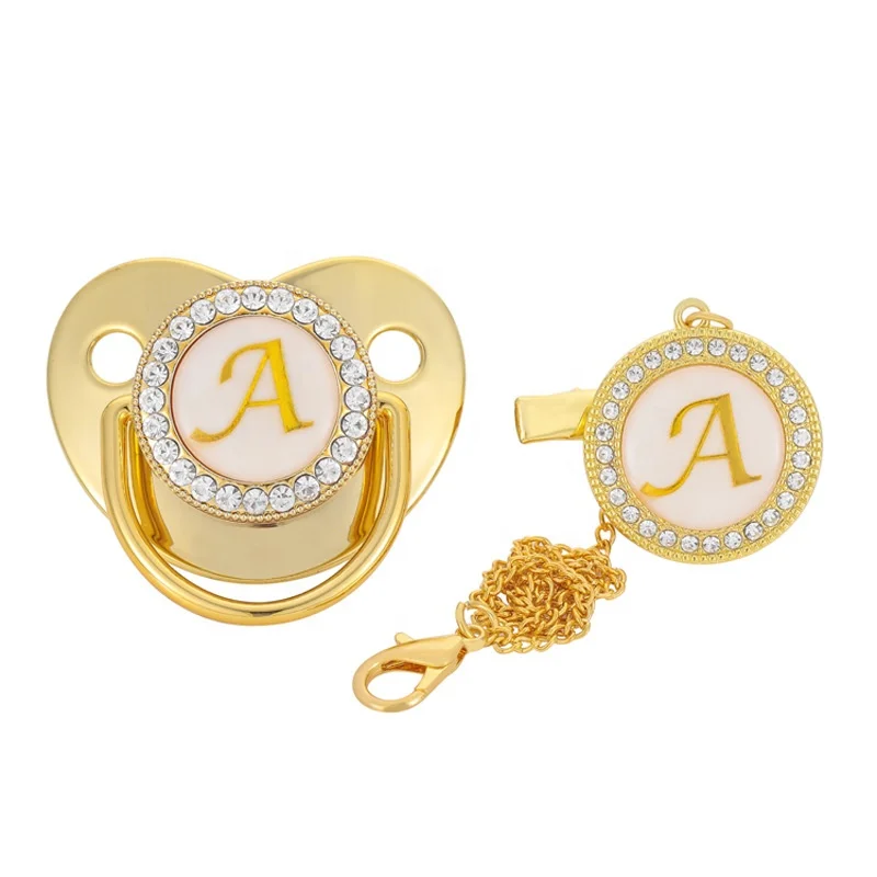 New Arrival Food Grade Bling Baby Pacifier Clips With Chain Custom High Quality Silicone Baby Nipple Pacifier For Newborn Baby, Customized color
New Arrival Food Grade Bling Baby Pacifier Clips With Chain Custom High Quality Silicone Baby Nipple Pacifier For Newborn Baby, Customized color