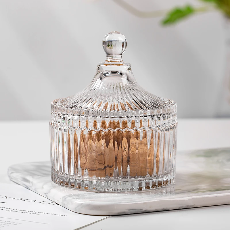 Competitive Price Chinese Factory Direct Pedstal Decor Glass Candy Jar with Lid, Clear
Competitive Price Chinese Factory Direct Pedstal Decor Glass Candy Jar with Lid, Clear