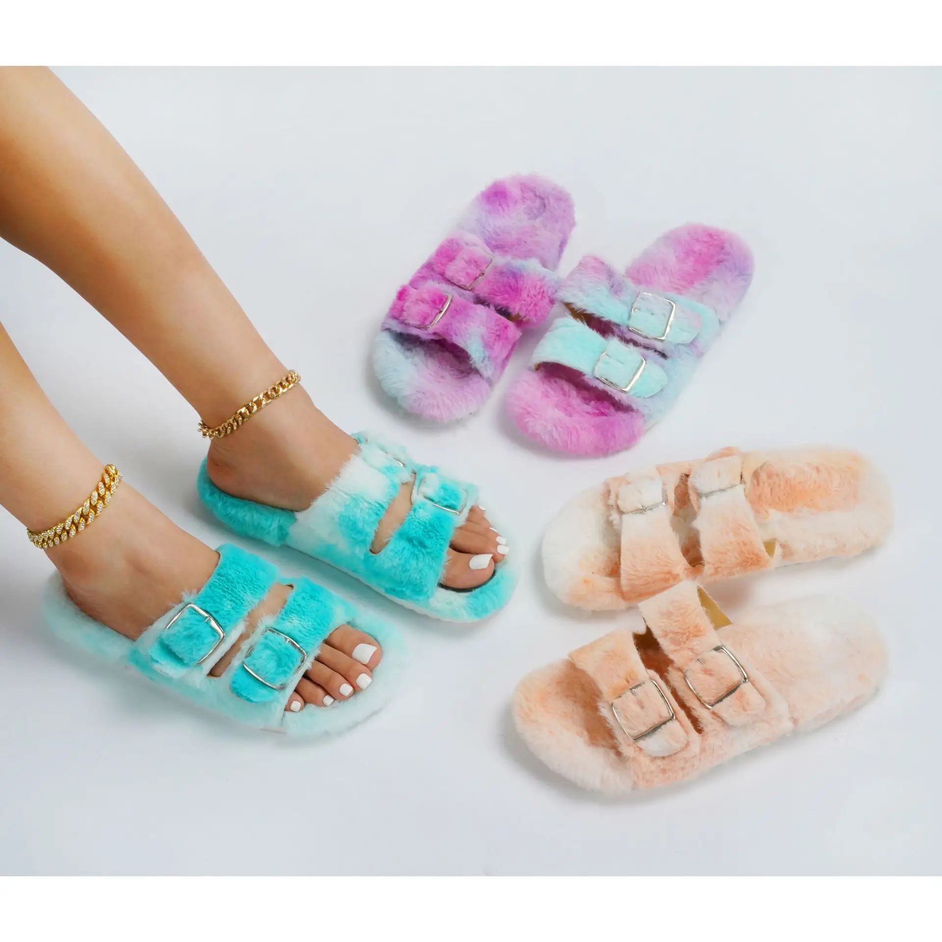 wholesale fashion women furry sandals open toe luxury fur slippers indoor fur slides, Many colors
wholesale fashion women furry sandals open toe luxury fur slippers indoor fur slides, Many colors