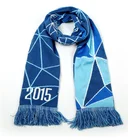 Sungnan Custom Knitting Woven Print Acrylic Fan Soccer Club Team Sports Scarf
