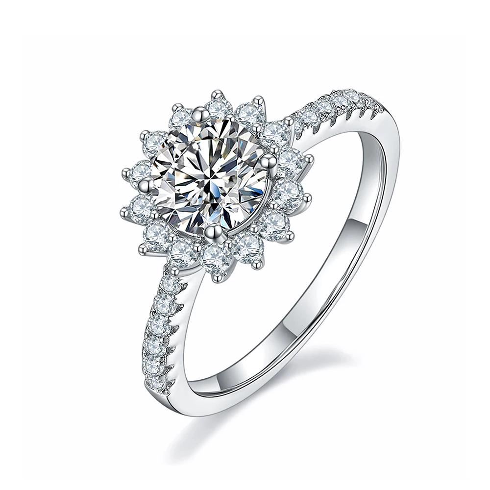 Korean Cheap Fashion Bridal Wedding Dainty Solitaire Lab Diamond 925 Sterling Silver Micro Pave Flower Rings For Women
Korean Cheap Fashion Bridal Wedding Dainty Solitaire Lab Diamond 925 Sterling Silver Micro Pave Flower Rings For Women