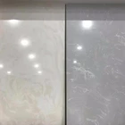 grey/pink vein color engineered marble slab for bathroom wall/vanity top