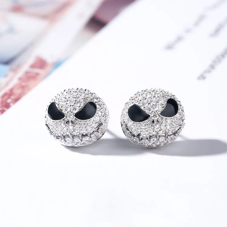 Fashion Creative Halloween Silver Jack Skull Stud Earring
Fashion Creative Halloween Silver Jack Skull Stud Earring