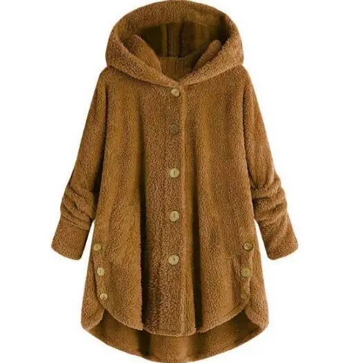WIIPU Winter Autumn Punk Faux Fur Teddy Wool Coat Women Plus Size 5XL Loose A-aline Long Sleeved O-neck Long Coat
WIIPU Winter Autumn Punk Faux Fur Teddy Wool Coat Women Plus Size 5XL Loose A-aline Long Sleeved O-neck Long Coat