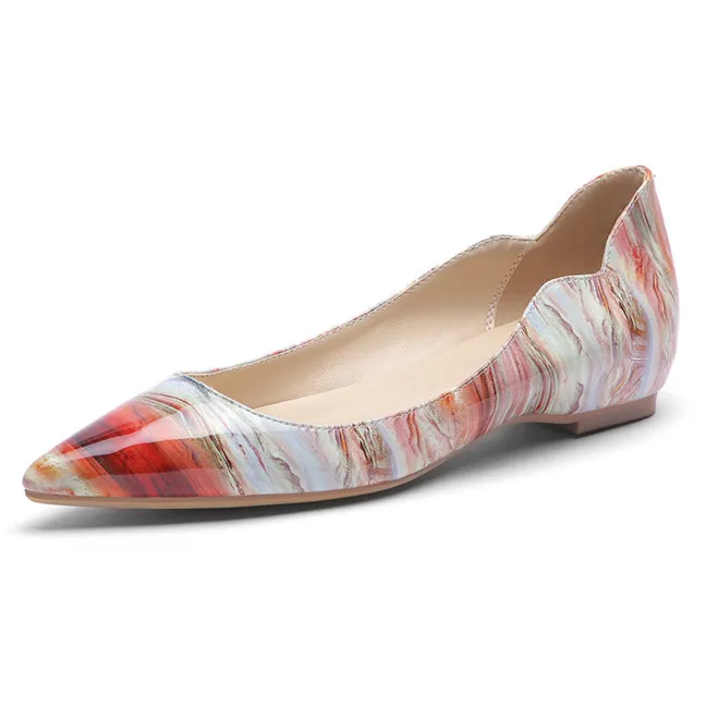 Latest Patent Leather Colorful Pointed Toe Ballet Ladies sandals women trendy flat shoes
Latest Patent Leather Colorful Pointed Toe Ballet Ladies sandals women trendy flat shoes