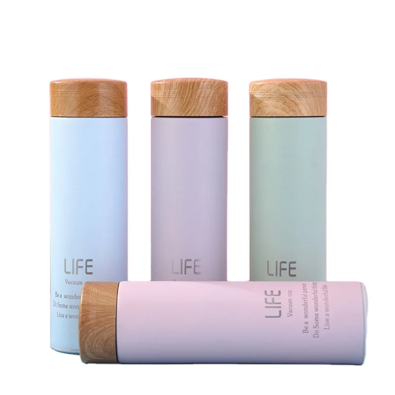 Wooden grain lid double wall stainless steel thermos sport water bottle 500ml, Pink, purple, blue, green
Wooden grain lid double wall stainless steel thermos sport water bottle 500ml, Pink, purple, blue, green