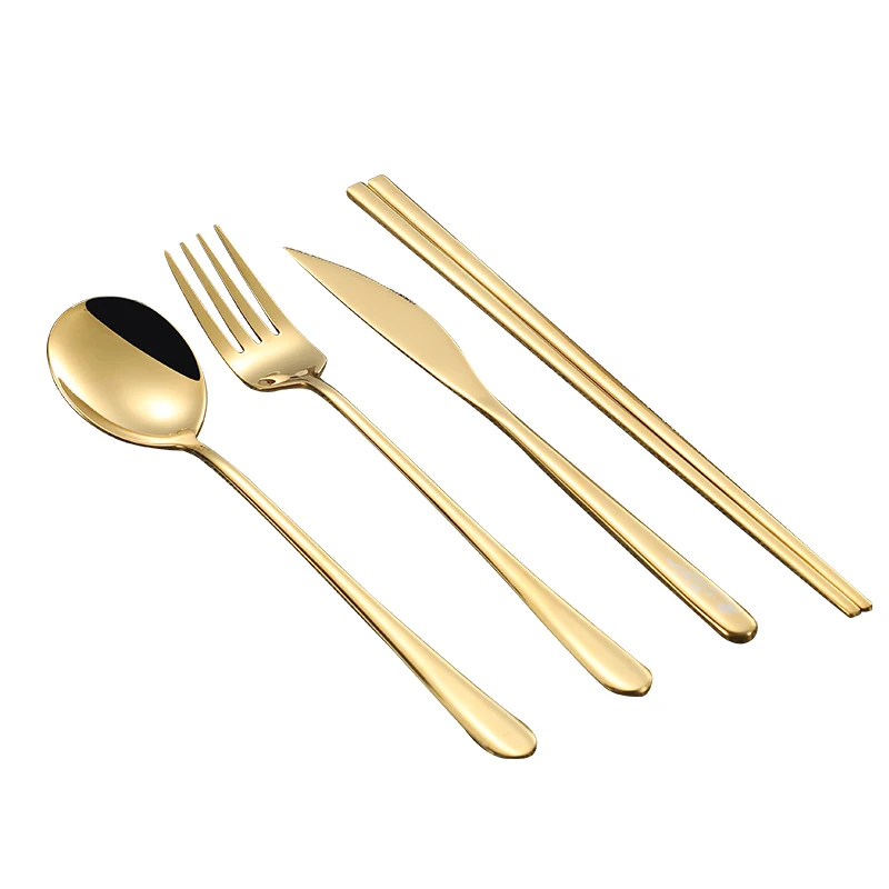 Korean Stainless Steel Cutlery Set Wedding Flatware Set Restaurant Silverware Set with Chopstick, Silver/gold/rose gold/rainbow/black/blue
Korean Stainless Steel Cutlery Set Wedding Flatware Set Restaurant Silverware Set with Chopstick, Silver/gold/rose gold/rainbow/black/blue