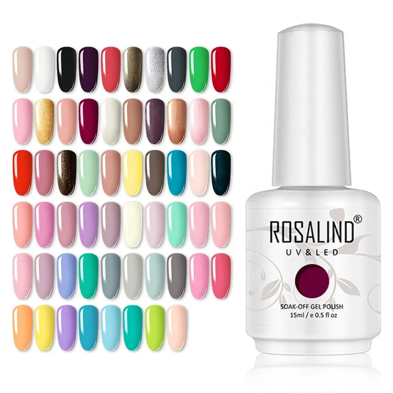 Rosalind professional oem custom logo 15ml gel polish soak off semi permanent color gel nail polish uv lamp gel for nail salon, 58 colors
Rosalind professional oem custom logo 15ml gel polish soak off semi permanent color gel nail polish uv lamp gel for nail salon, 58 colors