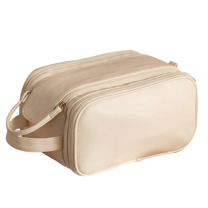 New portable storage makeup bag Travel large capacity storage makeup brush toiletry bag
New portable storage makeup bag Travel large capacity storage makeup brush toiletry bag