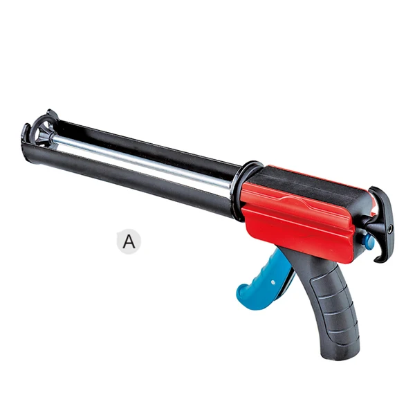 Caulking gun triple cartridges caulking gun