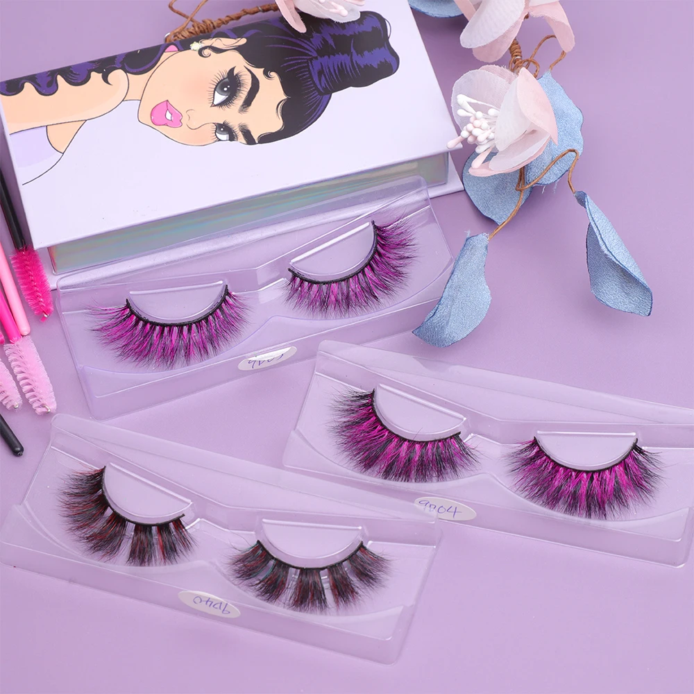 Private Label Custom Logo Eyelash Packaging Box for 100% Real Mink Fur 3D Mink Colorful Lashes
Private Label Custom Logo Eyelash Packaging Box for 100% Real Mink Fur 3D Mink Colorful Lashes