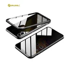 360 degree full coverage magnetic glass case for iphone x,anti-explosion tempered glass case for iPhone X Xs Max Xr