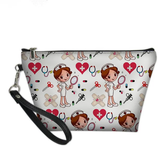 Nurse Medical Doctor Pattern Cute Cosmetic Case Professional Make Up Bag for Women Fashion Toilet Bag Zipper Pouch
Nurse Medical Doctor Pattern Cute Cosmetic Case Professional Make Up Bag for Women Fashion Toilet Bag Zipper Pouch