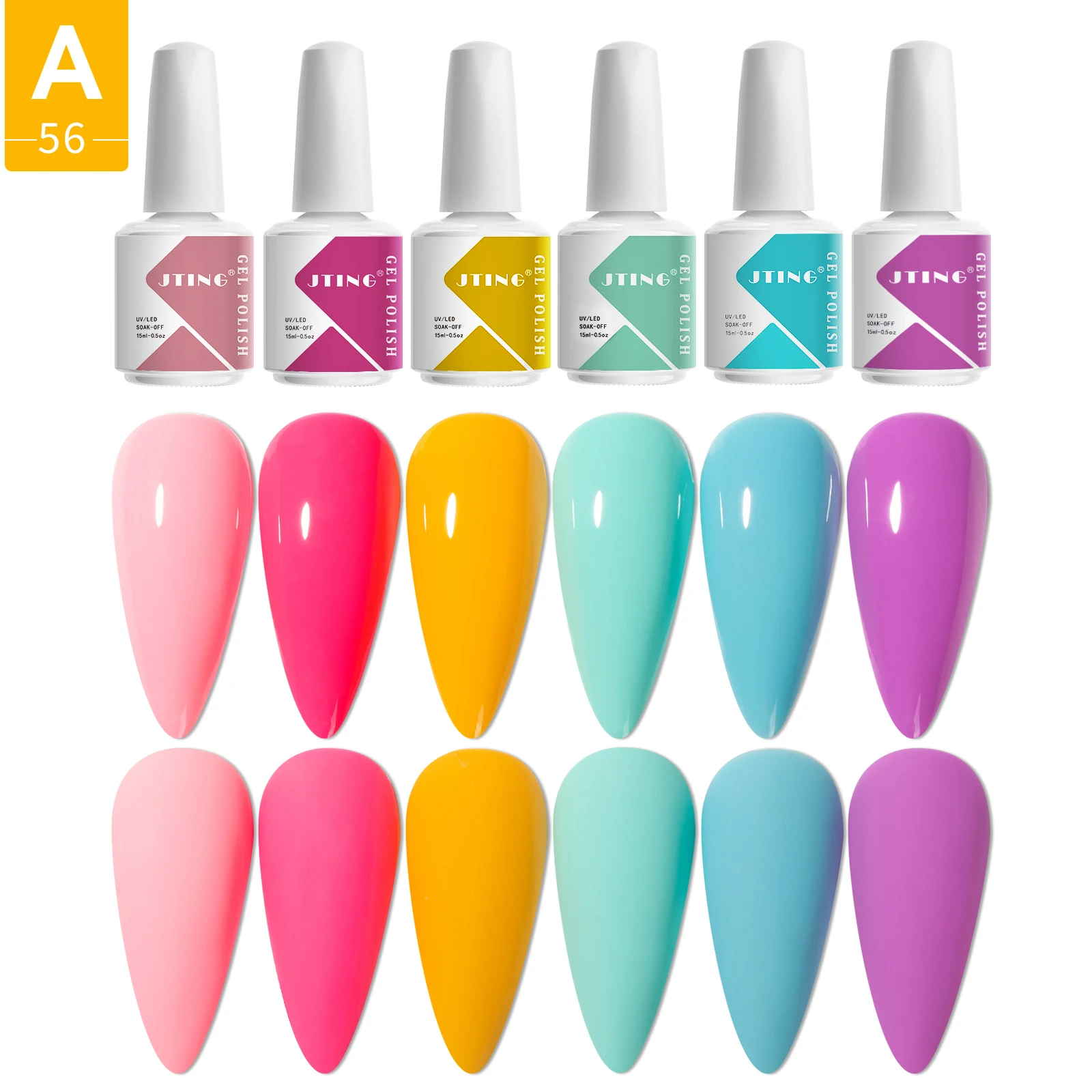 JTING Hot Selling Nail Gel Professional UV Gel Semi Permanent Soak off Gel Nail Polish for Nail Art Salon OEM Custom Logo
JTING Hot Selling Nail Gel Professional UV Gel Semi Permanent Soak off Gel Nail Polish for Nail Art Salon OEM Custom Logo