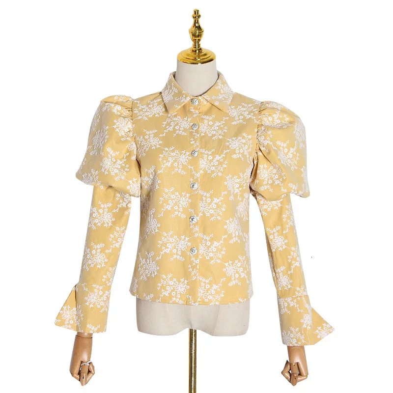 Autumn new style embroidery top pink rhinestone palace wind style women top with hubble-bubble sleeve
Autumn new style embroidery top pink rhinestone palace wind style women top with hubble-bubble sleeve