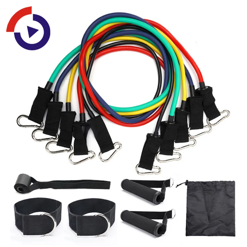 Hot Sale 11 pc resistance bands latex tube resistance bands athletic resistance bands, Red,yellow,blue,green,black
Hot Sale 11 pc resistance bands latex tube resistance bands athletic resistance bands, Red,yellow,blue,green,black