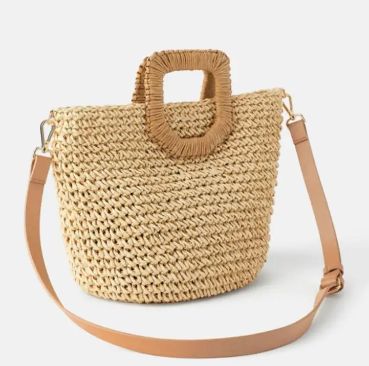 Rattan Woven Straw Bag Summer Women Messenger Crossbody Bags Girls Small Beach Handbag, 1 colors
Rattan Woven Straw Bag Summer Women Messenger Crossbody Bags Girls Small Beach Handbag, 1 colors