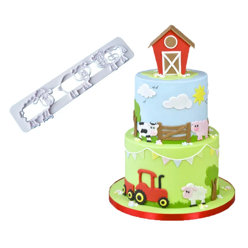 Cute Farm Animal Cow Sheep Pig Cartoon Image Shape Biscuit Cookie Chocolate Cake Plastic Cutting Mould Cake Decoration
Cute Farm Animal Cow Sheep Pig Cartoon Image Shape Biscuit Cookie Chocolate Cake Plastic Cutting Mould Cake Decoration