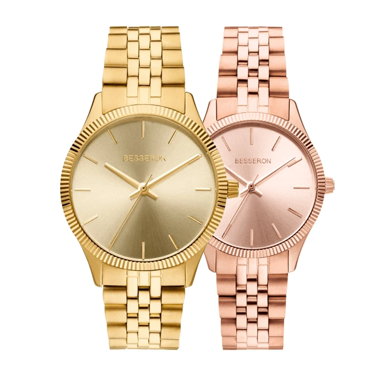 Hot Selling BESSERON Mesh Watch For lady fashion luxury Quartz Japan stainless steel High quality gold women wristwatch, Rose gold/silver/black or customizable
Hot Selling BESSERON Mesh Watch For lady fashion luxury Quartz Japan stainless steel High quality gold women wristwatch, Rose gold/silver/black or customizable