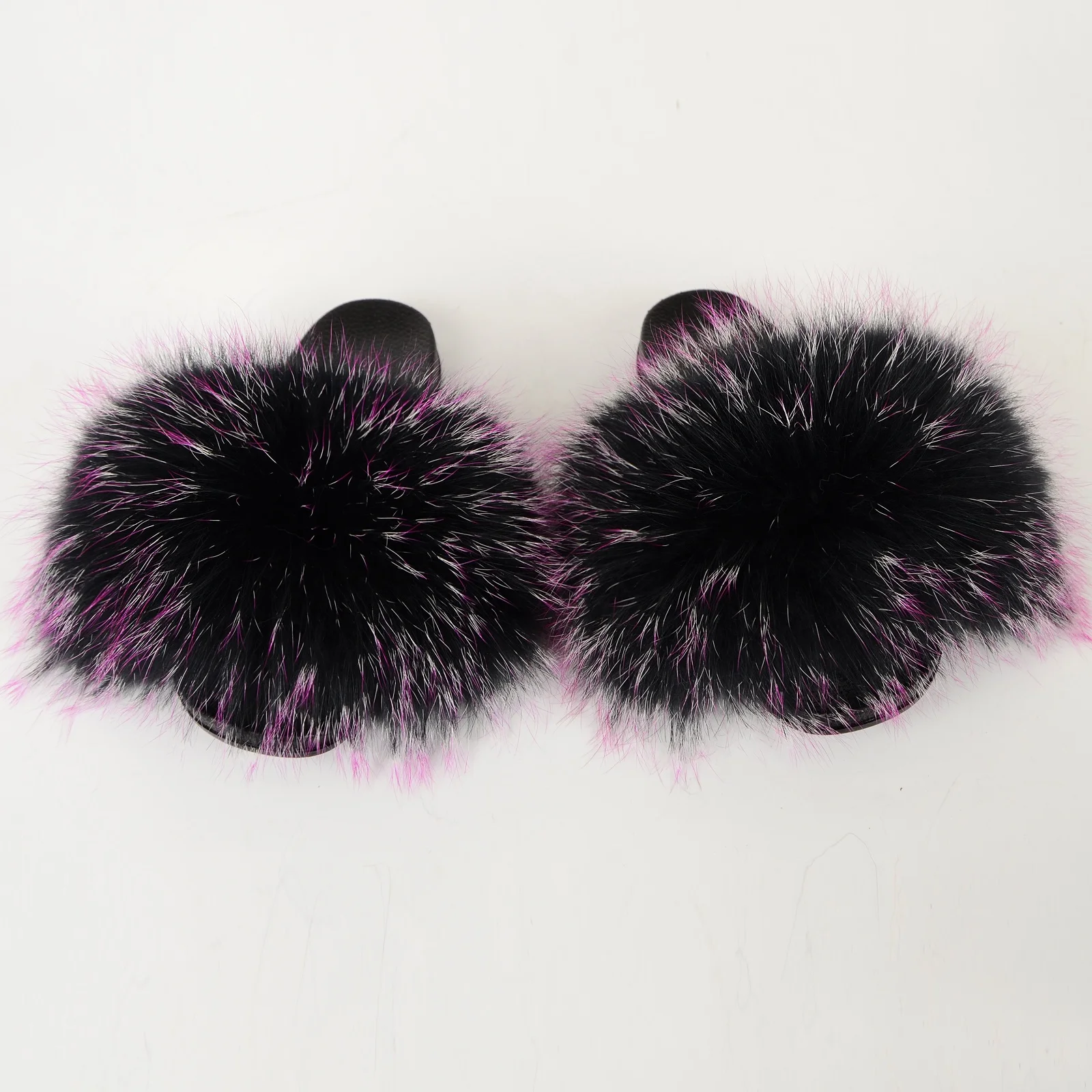 Wholesale Fashion Raccoon Multi-colors us size Women's Fur Slides Slippers, Customized color
Wholesale Fashion Raccoon Multi-colors us size Women's Fur Slides Slippers, Customized color
